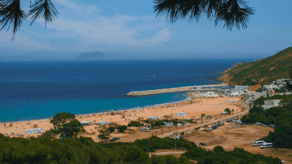 beach in Morocco for surfing and coastal relaxation.