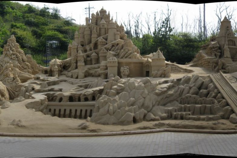 Sand Castle in Tottori Sakyu
