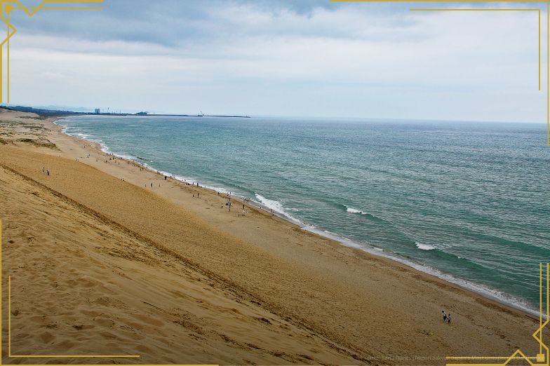 Tottori Sand Dunes (Tottori sakyu) and Sea of Japan