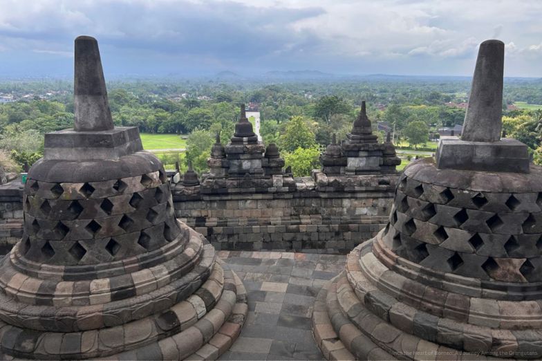 Borobudur Temple in Central Java, Indonesia