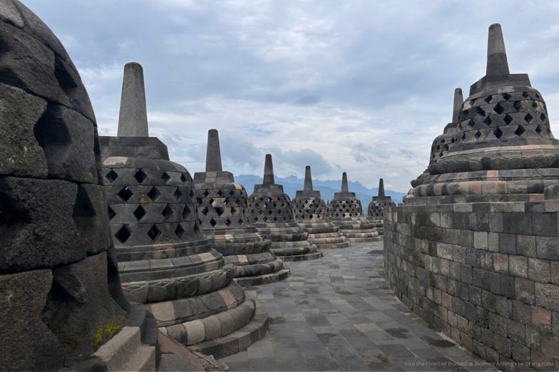 Borobudur Temple Compounds in Central Java, Indonesia